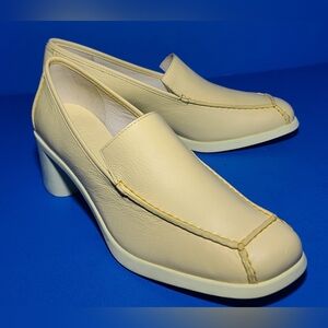 Camper Meda Women's Yellow Leather Moccasins  Shoes Size 41 EU, 11 US